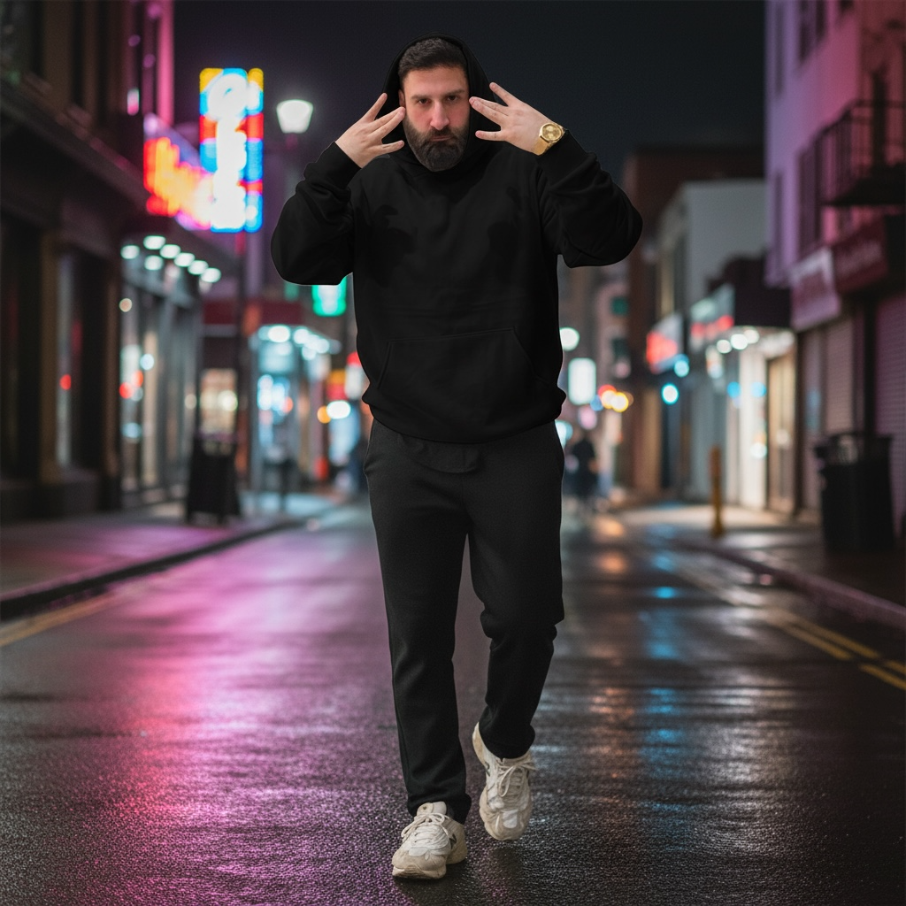 Axios Black Hoodie — Built for the Grind