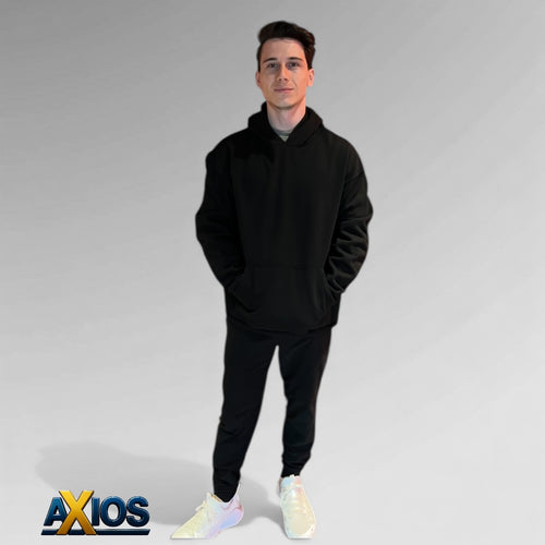 Axios Black Hoodie — Built for the Grind