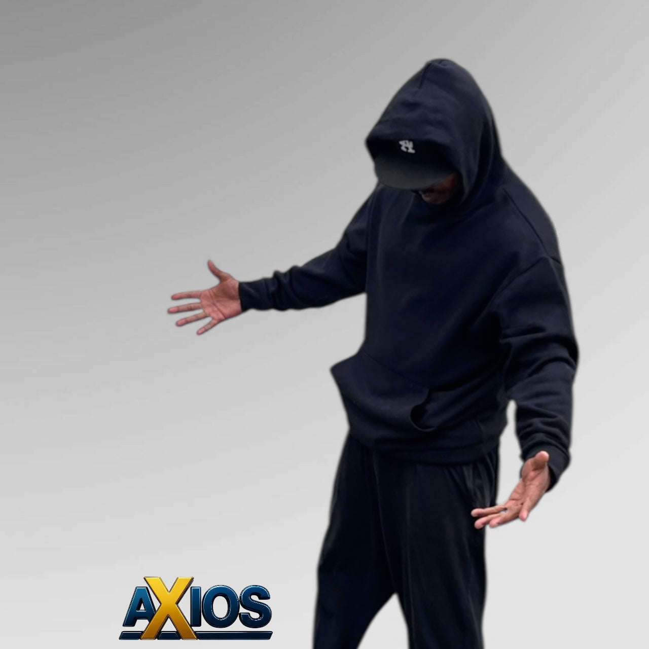 Axios Black Hoodie — Built for the Grind